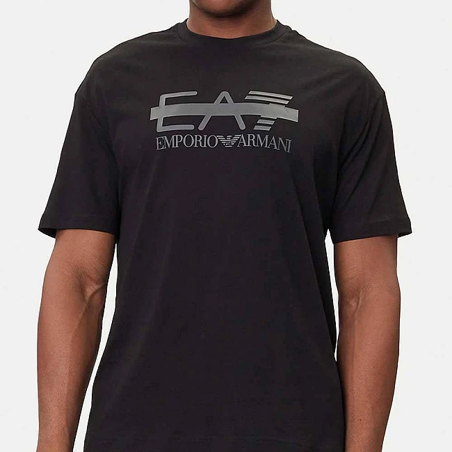 МЪЖКА ТЕНИСКА EA7 EMPORIO ARMANI 7M001129-UC001 LOGO SERIES M TEE SS LOGO BARRED ЧЕРНА