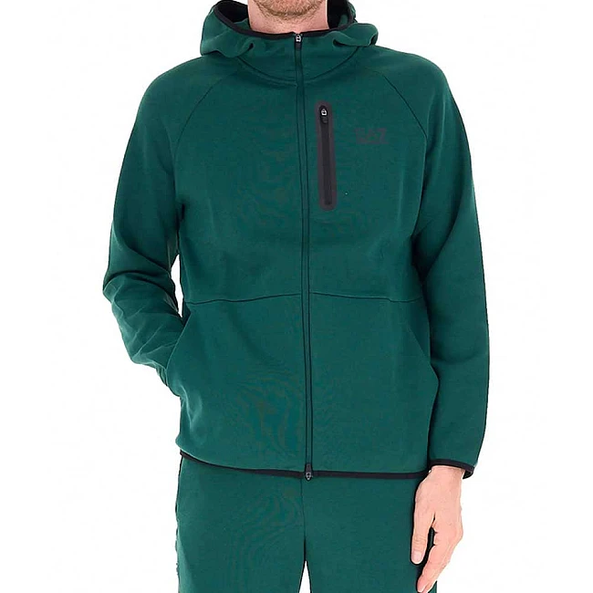 МЪЖКО ГОРНИЩЕ EA7 EMPORIO ARMANI 7M002517-U7331 NATURAL VENTUS7 M HOODIE FZ ЗЕЛЕНО