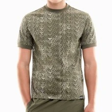 МЪЖКА ТЕНИСКА EA7 EMPORIO ARMANI 7M002819-F7011 OGO SERIES M TEE MONOGRAM SS КАФЯВА