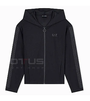 ДАМСКО ГОРНИЩЕ EA7 EMPORIO ARMANI 7W001382-UC001 LOGO SERIES W HOODIE FZ TAPE ЧЕРНО ДАМСКО ГОРНИЩЕ EA7 EMPORIO ARMANI 7W001382-UC001 LOGO SERIES W HOODIE FZ TAPE ЧЕРНО