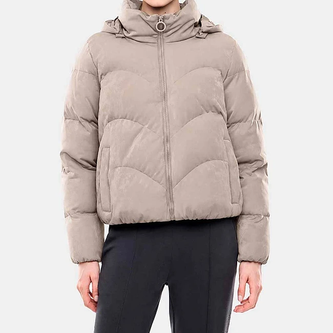 ДАМСКО ЯКЕ EA7 EMPORIO ARMANI 7W001429-U6100 PRECIOUS W CABAN ECO DOWN EXTRA PADDED КАФЯВО