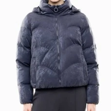 ДАМСКО ЯКЕ EA7 EMPORIO ARMANI 7W001429-U8117 PRECIOUS W CABAN ECO DOWN EXTRA PADDED ТЪМНОСИВО