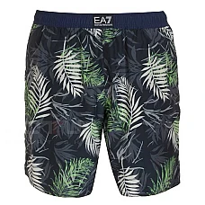 МЪЖКИ ПЛУВНИ ШОРТИ EA7 EMPORIO ARMANI 902071 MENS WOVEN BERMUDA ТЪМНОСИНИ