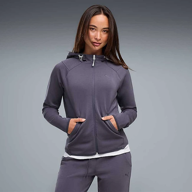 ДАМСКО ГОРНИЩЕ PUMA 69403935 PUMATECH SENSE FZ JKT ЛИЛАВО