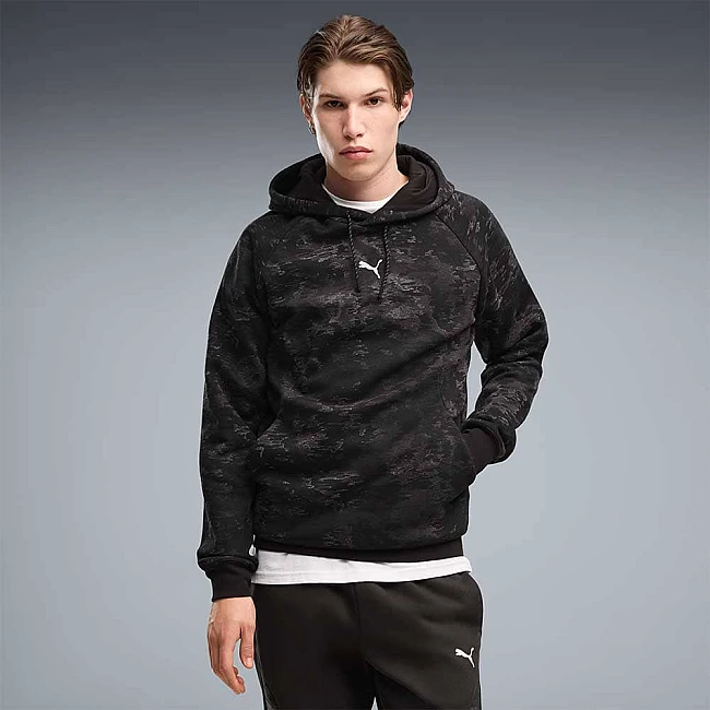 МЪЖКИ СУИТШЪРТ PUMA 69433801 SPORT CAMO HOODIE ЧЕРЕН