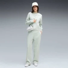 ДАМСКИ СПОРТЕН ЕКИП PUMA 69399529 LOUNGEWEAR STANDARD SWEATSUIT БЛЕДОЗЕЛЕН