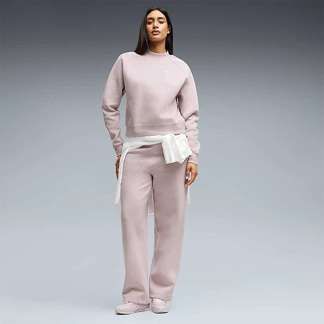 ДАМСКИ СПОРТЕН ЕКИП PUMA 69399549 LOUNGEWEAR STANDARD SWEATSUIT РОЗОВ
