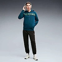 МЪЖКИ СПОРТЕН ЕКИП PUMA 69435136 SWEAT SUIT FL СИНЬО-ЗЕЛЕН