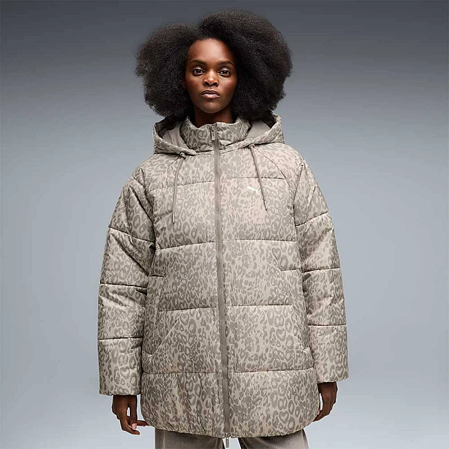 ДАМСКО ЯКЕ PUMA 69461081 STYLE PADDED JACKET БЕЖОВО/СИВО