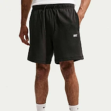 МЪЖКИ КЪСИ ПАНТАЛОНИ NIKE IO1371-010 CLUB VARSITY SHORT ЧЕРНИ