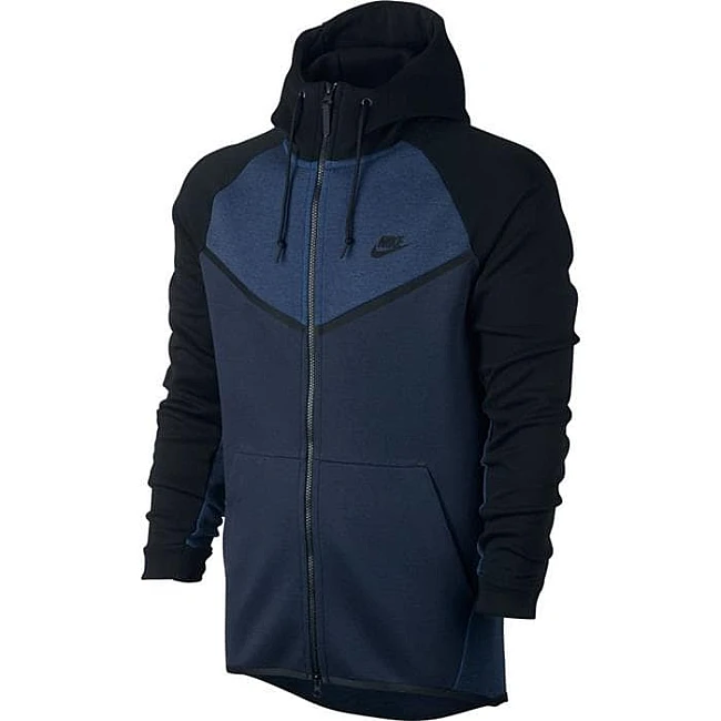МЪЖКО ГОРНИЩЕ NIKE NSW TCH FLC WR HODDIE CB OBSIDIAN