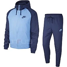 МЪЖКИ СПОРТЕН ЕКИП NIKE NSW TRK SUIT HD WVN BLUE