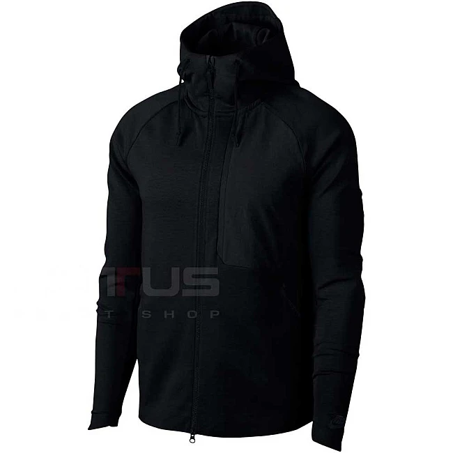 МЪЖКО ГОРНИЩЕ NIKE NSW TCH FLC JKT HD SSNL BLACK