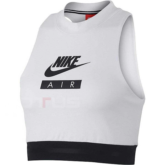 ДАМСКИ КЪС ПОТНИК NIKE NSW TOP CROP AIR WHITE