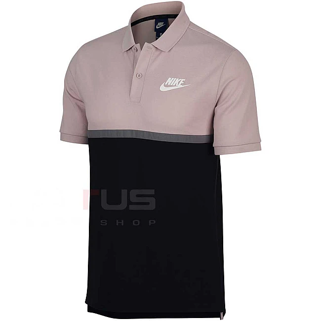 МЪЖКА ТЕНИСКА NIKE NSW POLO MATCHUP PQ NVLTY ROSE/BLACK