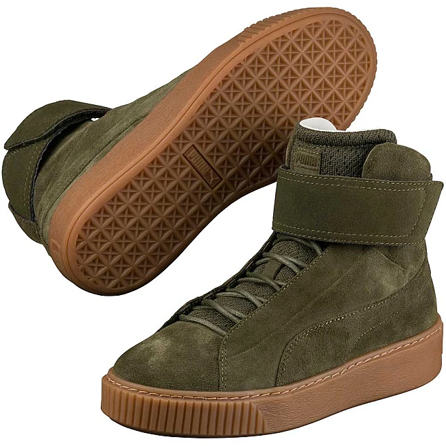 ДАМСКИ ОБУВКИ PUMA PLATFORM MID OW WNS OLIVE