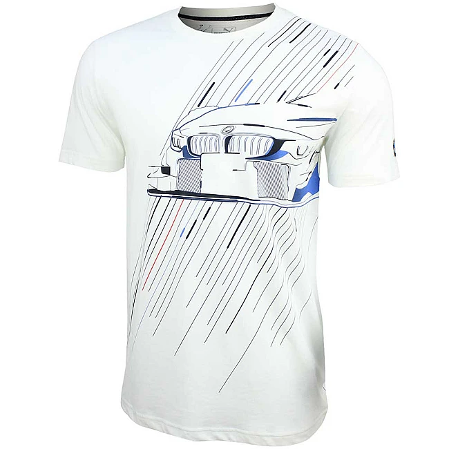 МЪЖКА ТЕНИСКА PUMA BMW MSP GRAPHIC TEE WHITE
