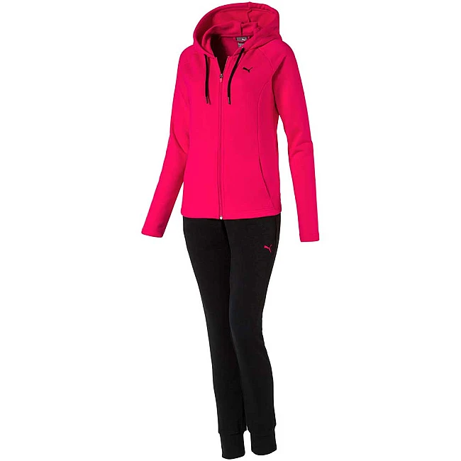 ДАМСКИ СПОРТЕН ЕКИП PUMA CLASSIC SWEAT SUIT CL PINK/BLACK