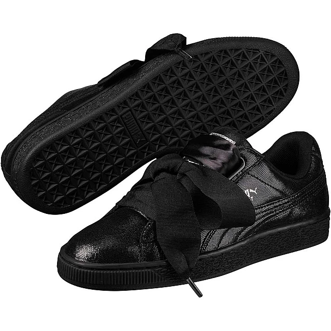 ДАМСКИ ОБУВКИ PUMA BASKET HEART NS BLACK
