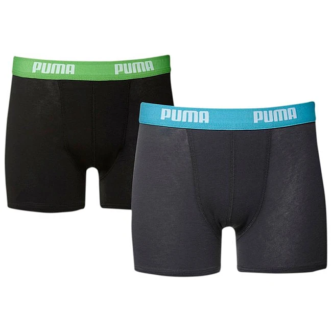 ДЕТСКИ БОКСЕР PUMA BASIC BOXER 2P BLUE/GREY