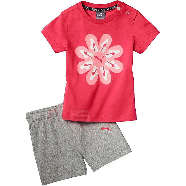 БЕБЕШКИ ЕКИП PUMA GRAPHIC SET SWEATSUIT PINK