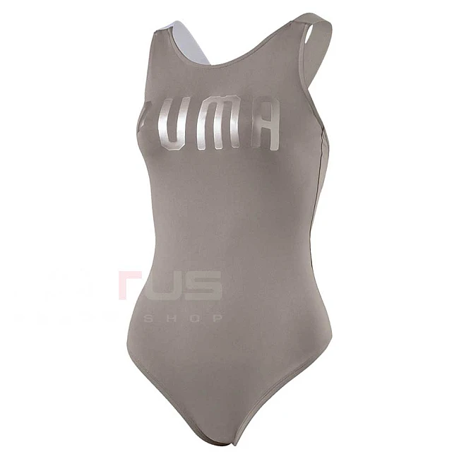 ДАМСКО БОДИ PUMA EN POINTE BODY SUIT GREY