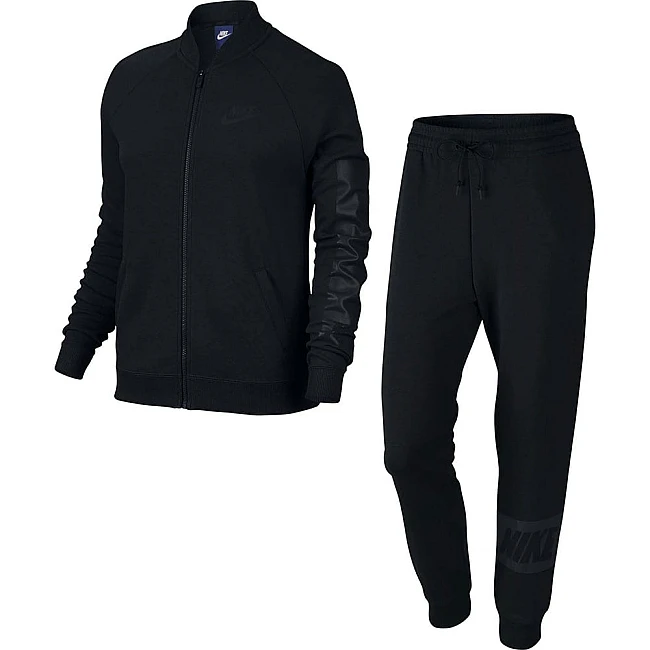 ДАМСКИ СПОРТЕН ЕКИП NIKE NSW AV15 TRK SUIT FLC BLACK