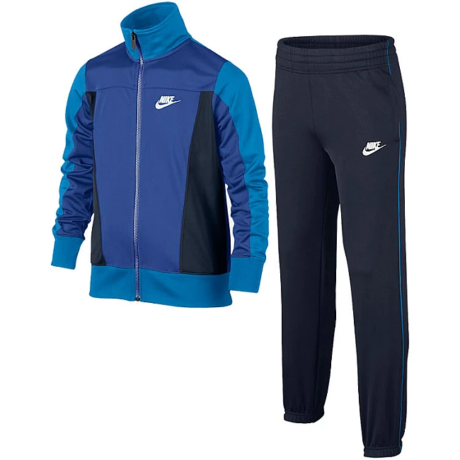 ДЕТСКИ СПОРТЕН ЕКИП NIKE B NSW TRK SUIT PAC POLY BLUE
