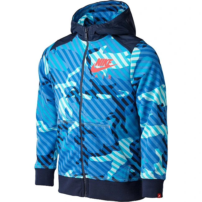 ДЕТСКО ГОРНИЩЕ NIKE CAMO FT FZ HOODY YTH