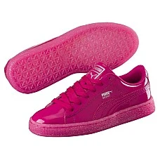ДЕТСКИ ОБУВКИ PUMA BASKET PATENT ICED GLITTER JR PINK