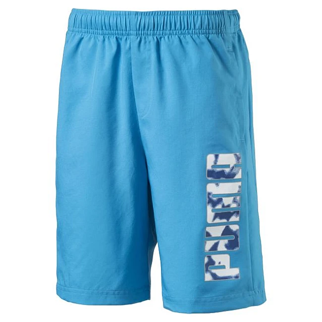 ДЕТСКИ КЪСИ ПАНТАЛОНИ PUMA HERO WOVEN SHORT BLUE