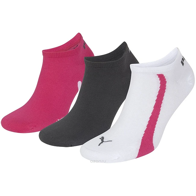 ЧОРАПИ PUMA LIFESTYLES SNEAKERS 3P W/G/P