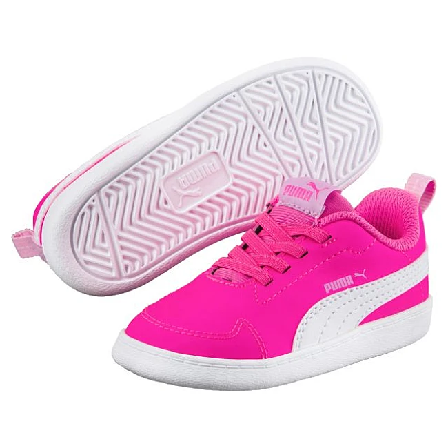 ДЕТСКИ МАРАТОНКИ PUMA COURTFLEX INF FOOTWEAR PINK