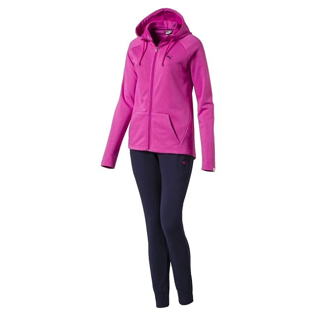 ДАМСКИ АНЦУГ PUMA CLEAN SWEAT SUIT CL W ROSE VIOLET