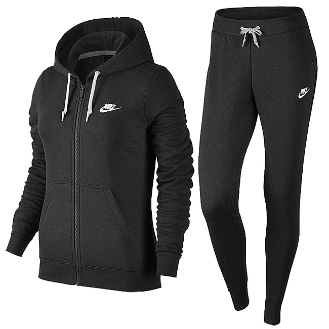 ДАМСКИ СПОРТЕН ЕКИП NIKE NSW TRK SUIT FLC BLACK
