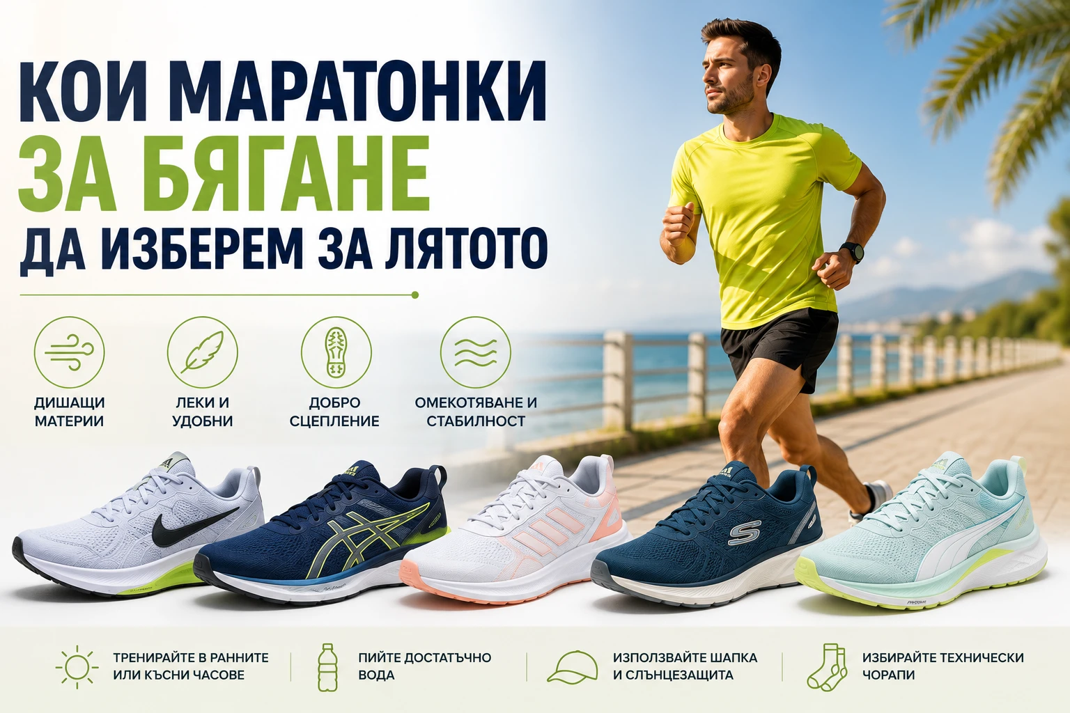 Кои маратонки за бягане да изберем за лятото