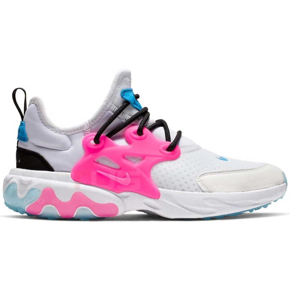 ДЕТСКИ МАРАТОНКИ NIKE REACT PRESTO (GS) WHITE/PINK - lotus-sport.bg