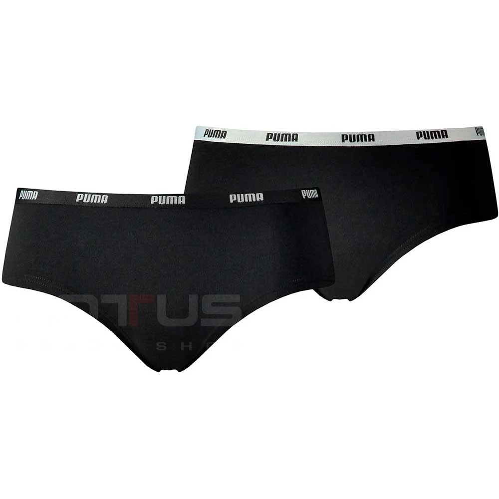 ДАМСКИ БИКИНИ PUMA ICONIC HIPSTER 2P BOXER BLACK - lotus-sport.bg