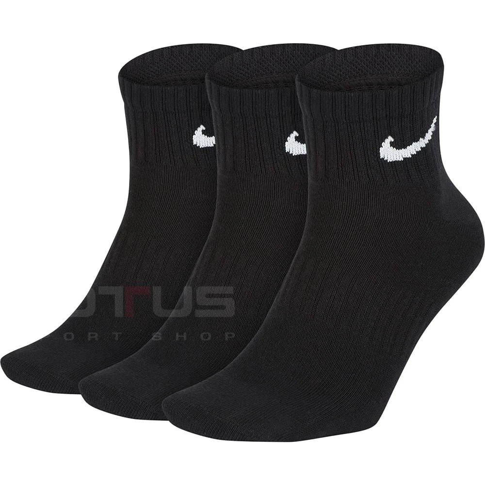 ЧОРАПИ NIKE EVERYDAY LTWT ANKLE 3PR BLACK - lotus-sport.bg