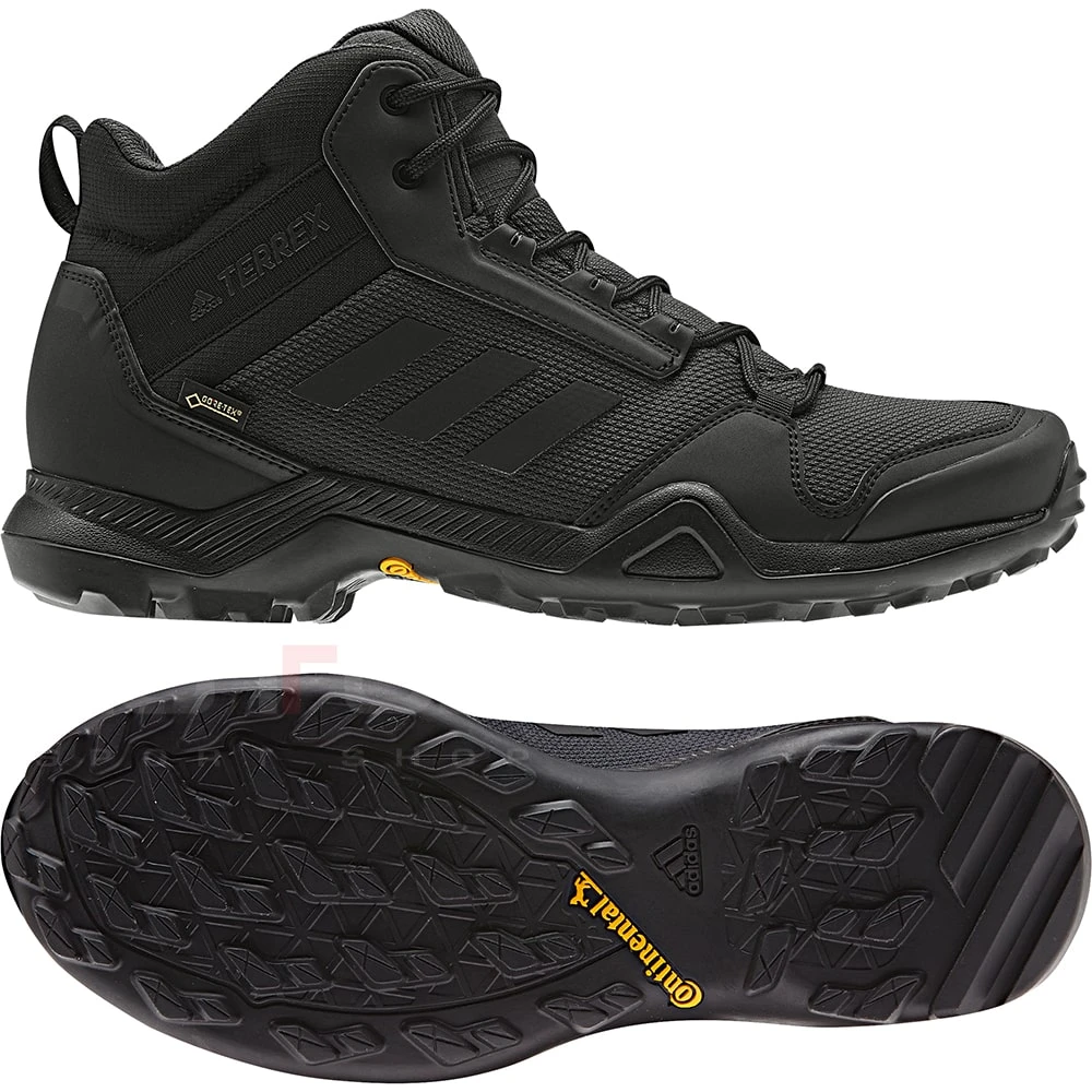 МЪЖКИ ОБУВКИ ADIDAS TERREX AX3 MID GTX BLACK - lotus-sport.bg