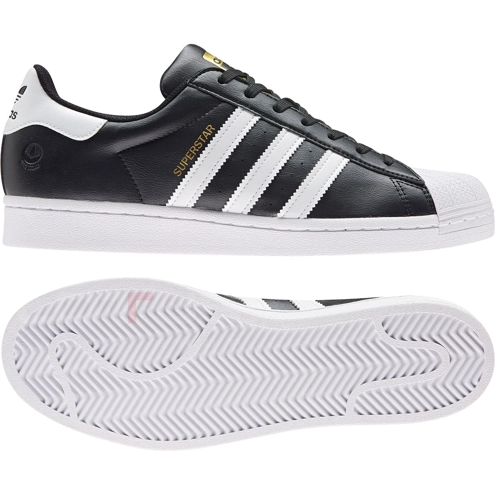 МЪЖКИ ОБУВКИ ADIDAS SUPERSTAR VEGAN BLACK/WHITE - lotus-sport.bg