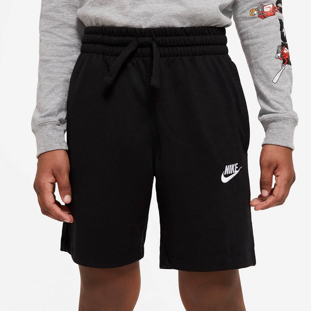 ДЕТСКИ КЪСИ ПАНТАЛОНИ NIKE NSW SHORT JSY AA BLACK - lotus-sport.bg