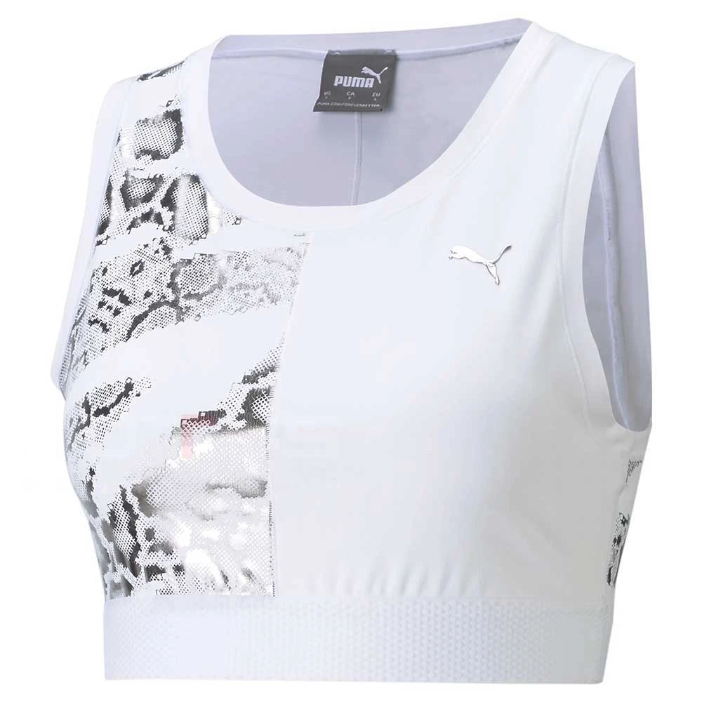 ДАМСКИ ПОТНИК PUMA TRAIN UNTAMED CROP TANK WHITE - lotus-sport.bg