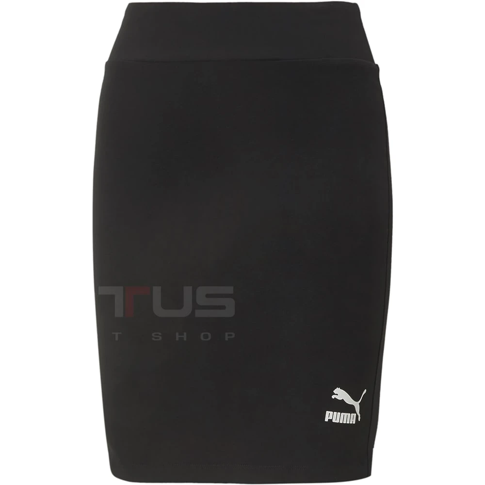 ДАМСКА ПОЛА PUMA CLASSICS TIGHT SKIRT BLACK - lotus-sport.bg