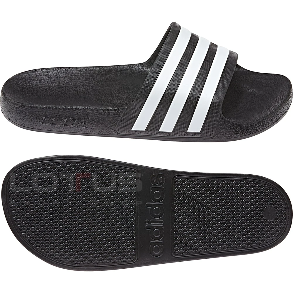 ДЖАПАНКИ ADIDAS ADILETTE AQUA BLACK/WHITE - lotus-sport.bg