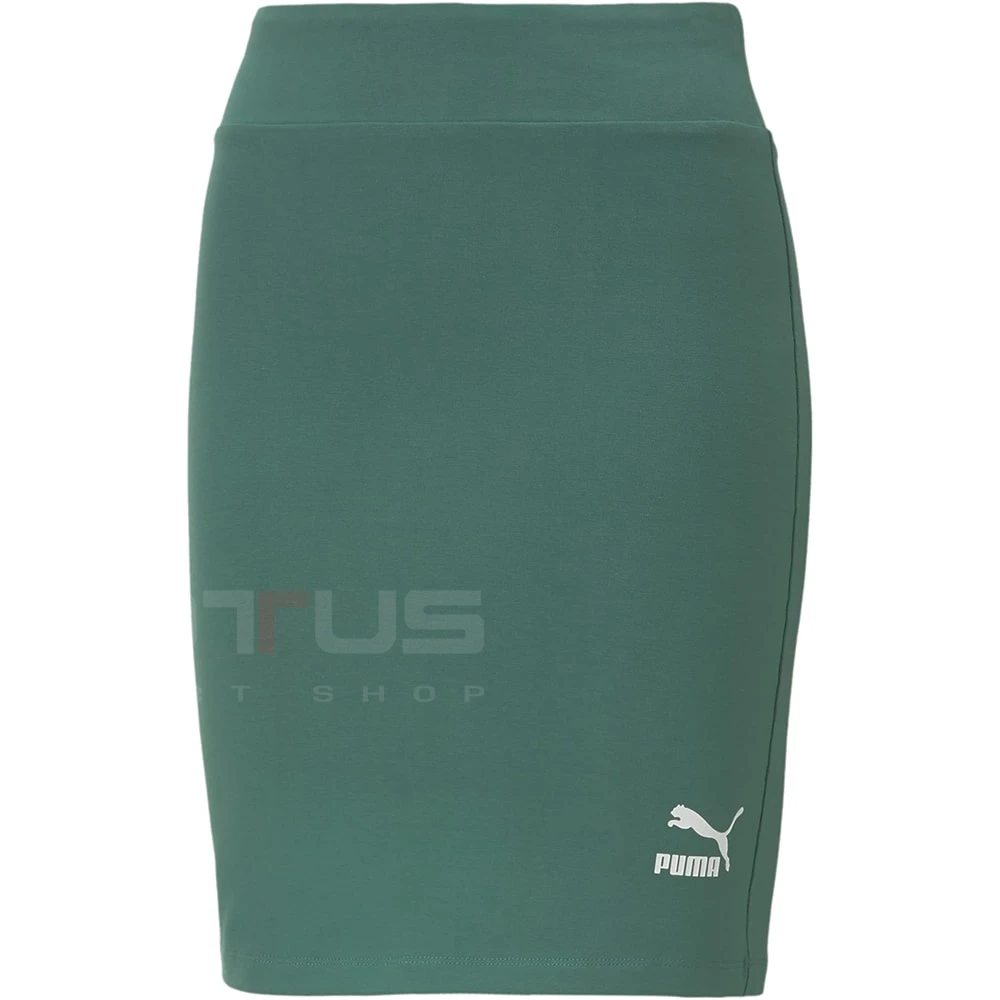 ДАМСКА ПОЛА PUMA CLASSICS TIGHT SKIRT BLUE SPRUCE - lotus-sport.bg