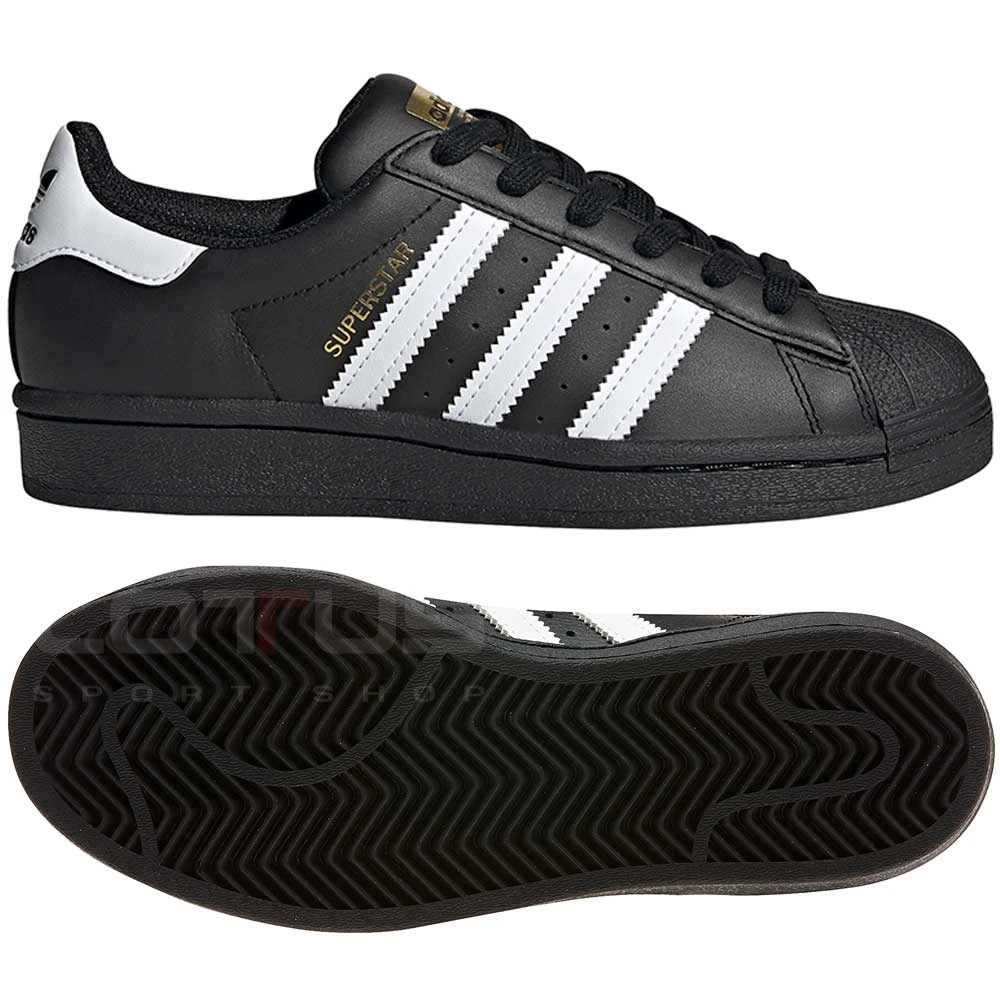 ДЕТСКИ ОБУВКИ ADIDAS ORIGINALS SUPERSTAR J BLACK - lotus-sport.bg