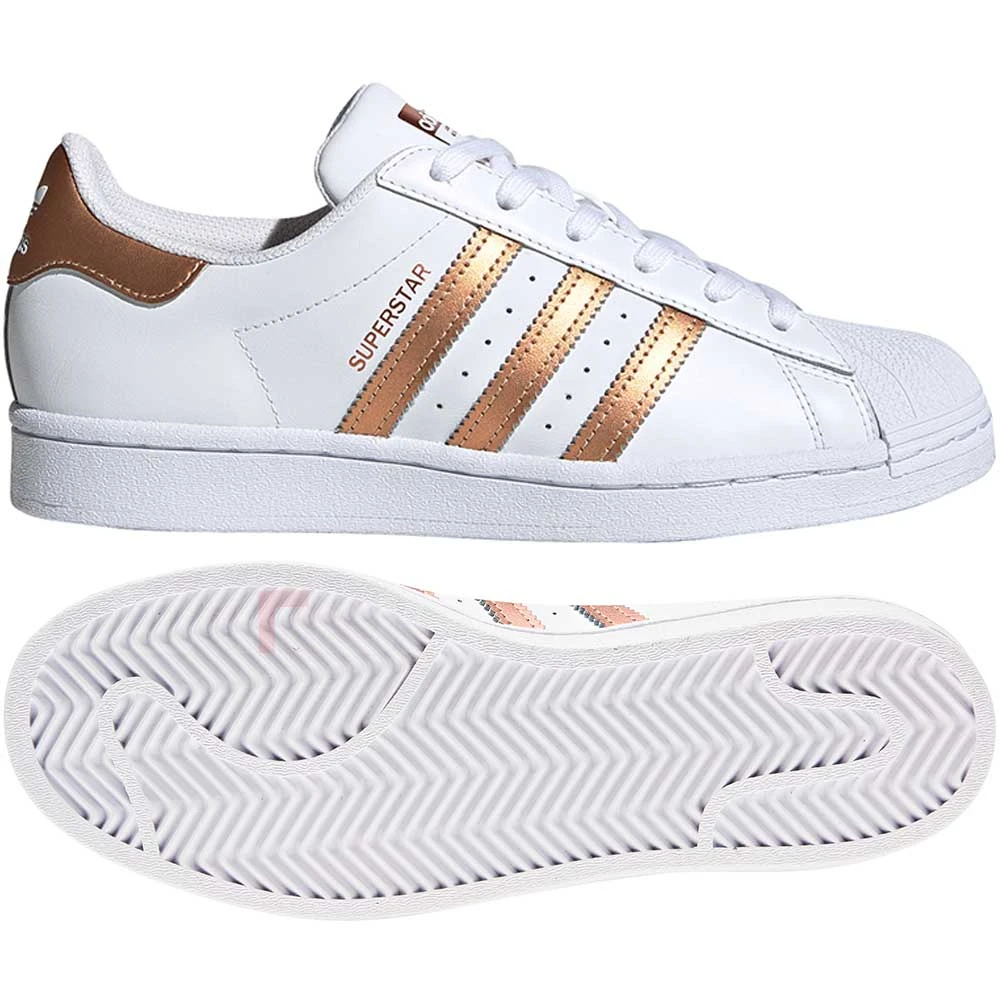 ДАМСКИ ОБУВКИ ADIDAS ORIGINALS SUPERSTAR W WHTIE/COPPER - lotus-sport.bg