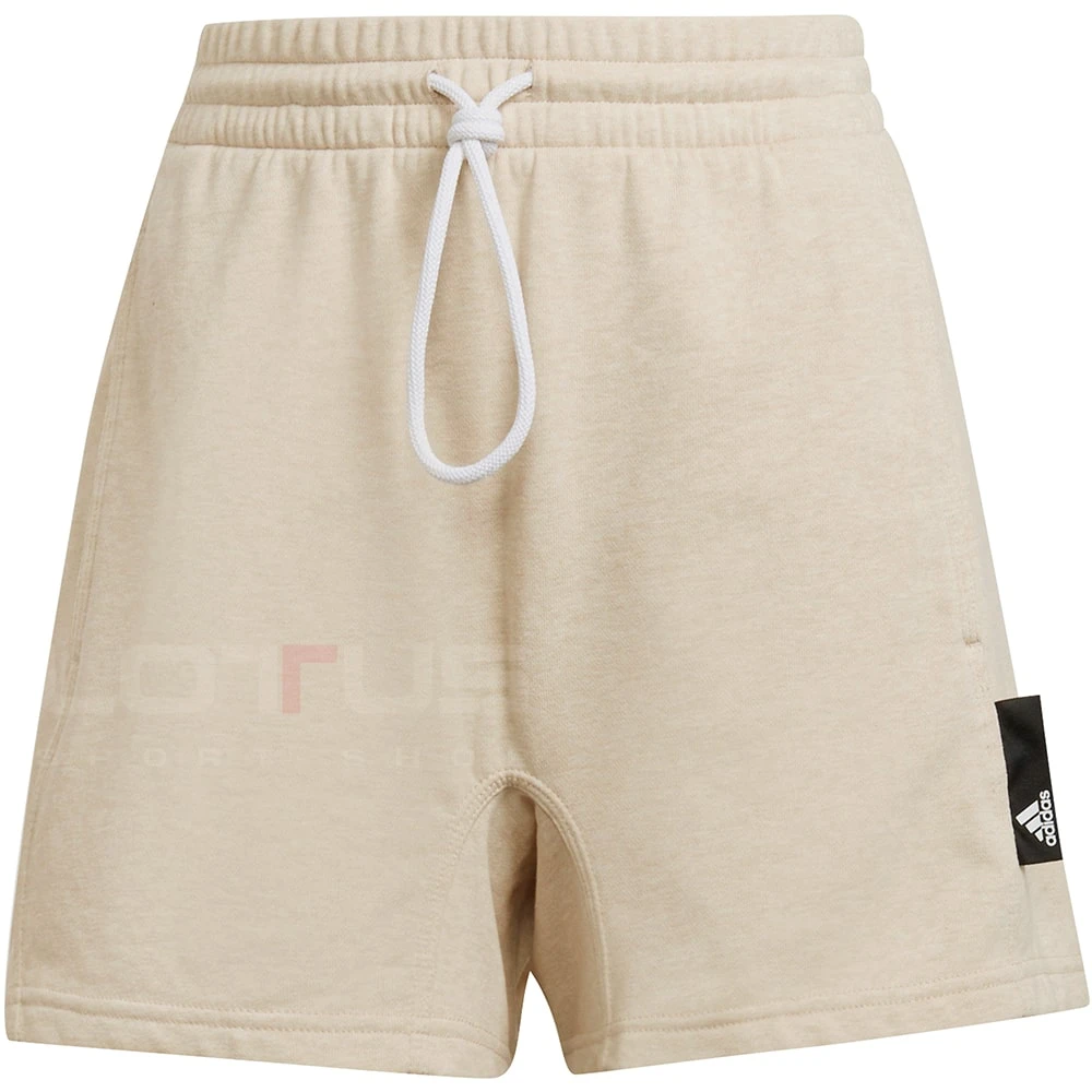 ДАМСКИ КЪСИ ПАНТАЛОНИ ADIDAS SL SHORT BEIGE MEL - lotus-sport.bg