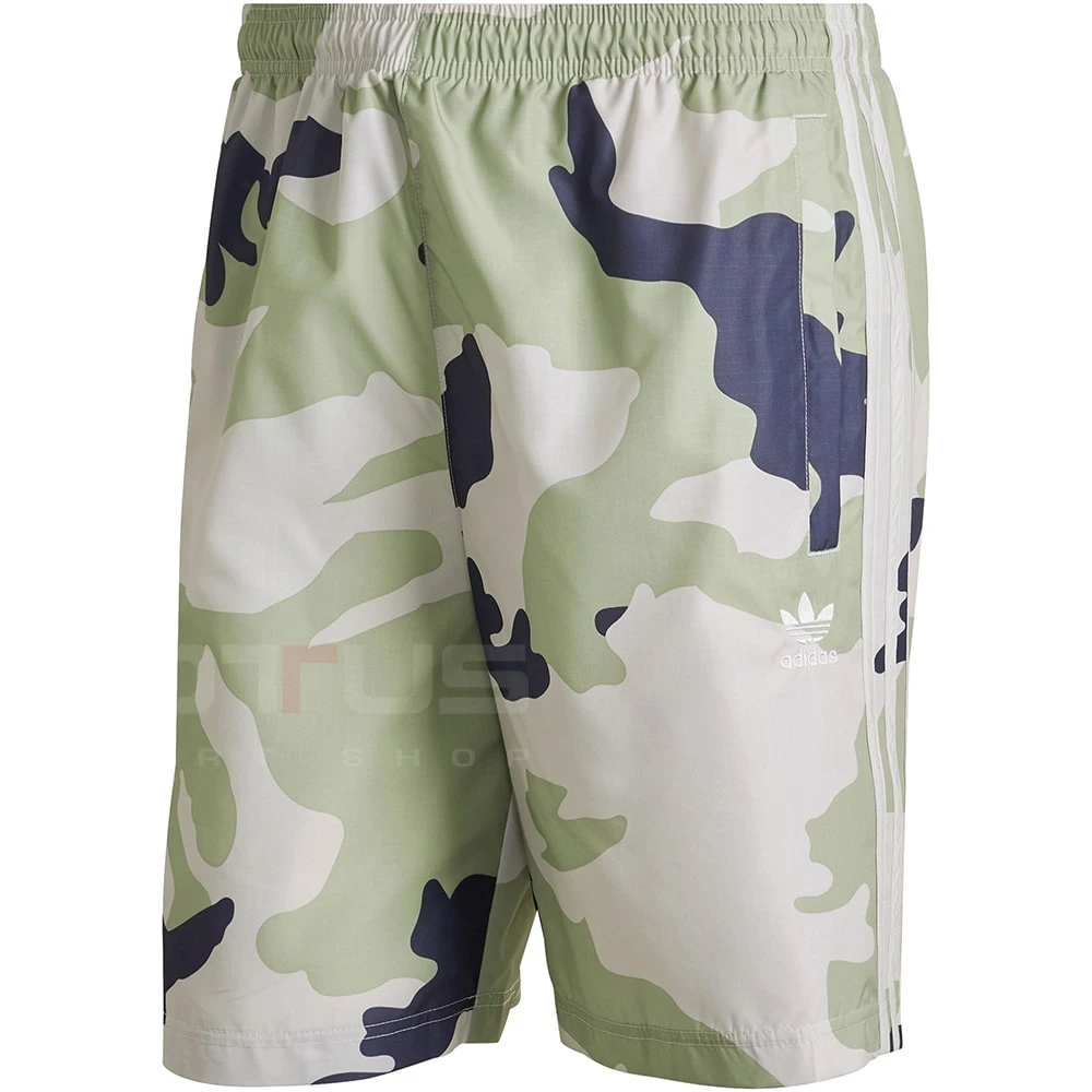МЪЖКИ КЪСИ ПАНТАЛОНИ ADIDAS CAMO SHORTS WOV GREY - lotus-sport.bg